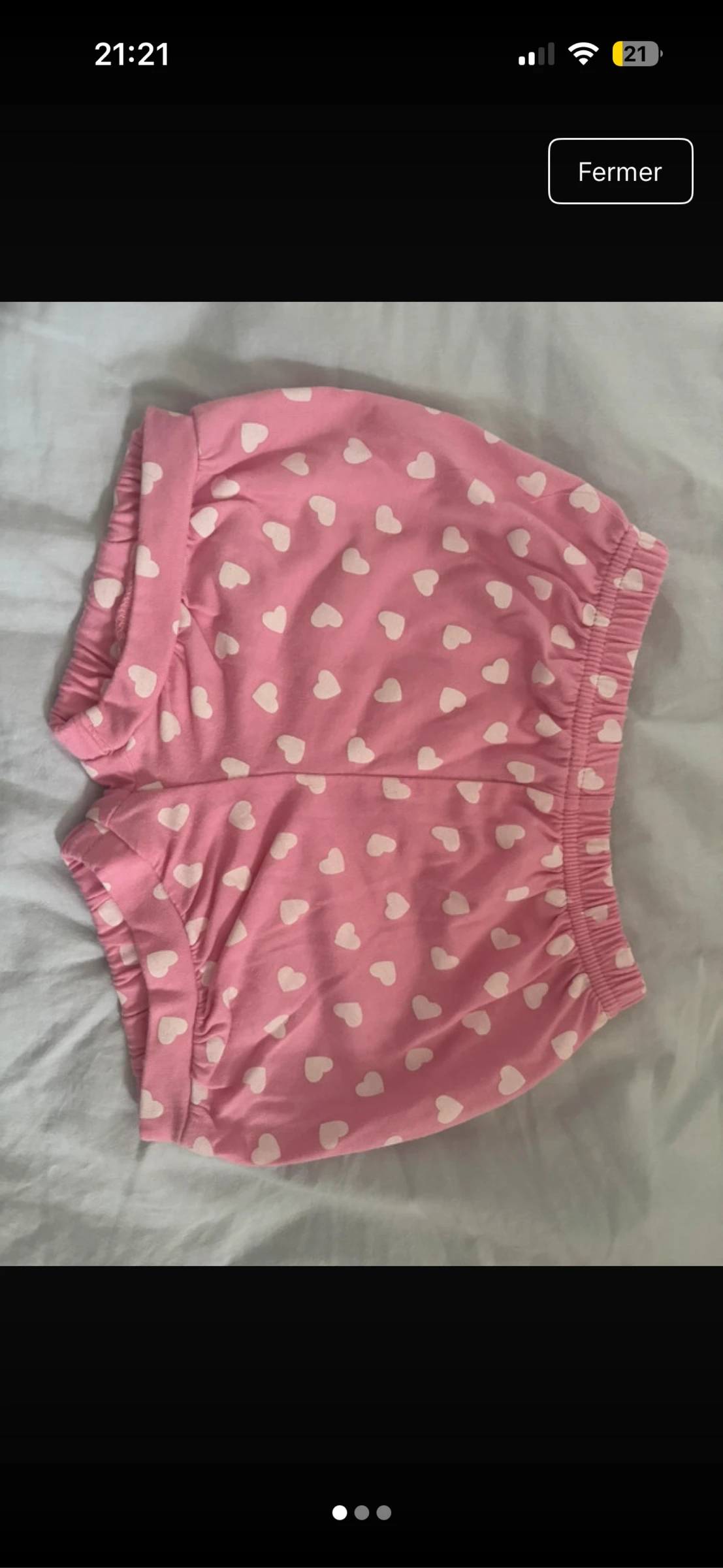Short cœur 